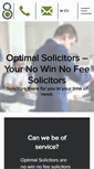 Mobile Screenshot of optimalsolicitors.com